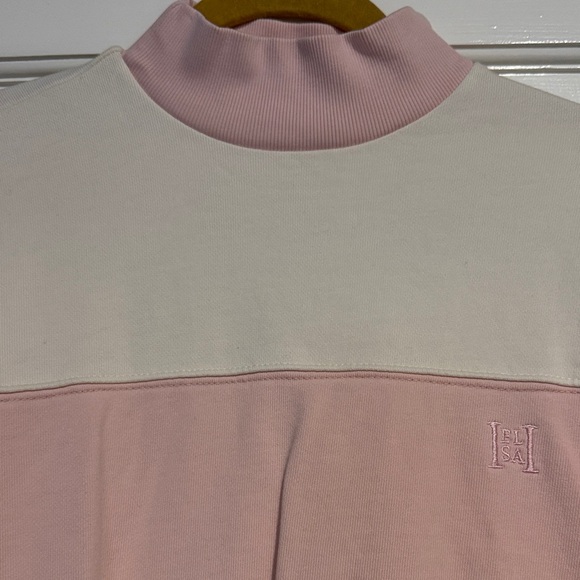 Women's Pink and White Long Sleeve Top - Picture 2 of 5